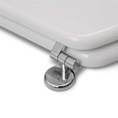 Asiento Madera H.cromo Tapa Inodoro Ferrum,capea,roca - comprar online
