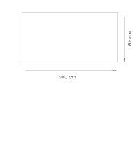 Mesada Cocina Acero Ciega (1mts X 0,62 Cm) Mod.10900 - comprar online
