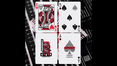 Baraja Superfly Spitfire Red Playing Cards Gemini Decks