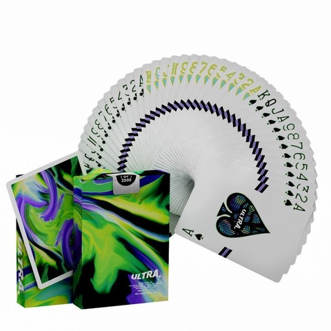 Baraja Ultra Green Playing Cards Gemini Decks