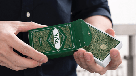 Baraja Visa Playing Cards Green Verde de Patrick Kun