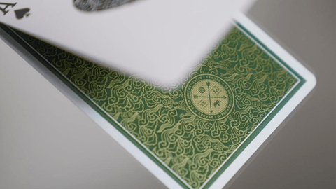 Baraja Visa Playing Cards Green Verde de Patrick Kun