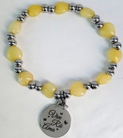 Pulsera y medalla vive rie ama