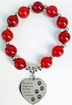 Pulsera y medalla mi perro dejo sus huellas