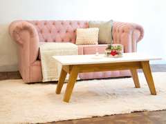 Funda en Tusor para Sillón Chesterfield Clásico 2 cuerpos - Deko Living