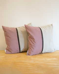 Pack 2 Almohadones Patchwork c/cierre + Manta