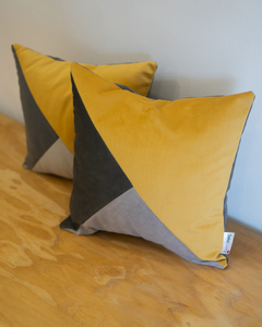 ALMOHADONES PATCHWORK triángulos x unidad - Deko Living