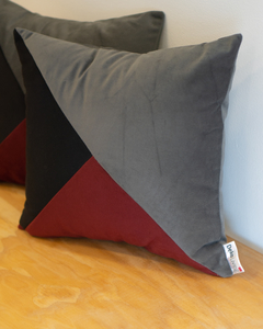 ALMOHADONES PATCHWORK triángulos x unidad