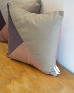 ALMOHADONES PATCHWORK triángulos x unidad - comprar online