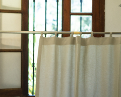 Cortina de Baño con Volados. - Deko Living