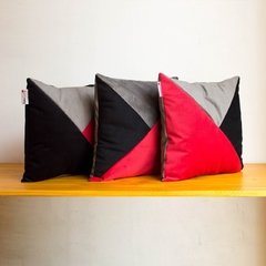 ALMOHADONES PATCHWORK triángulos x unidad - comprar online