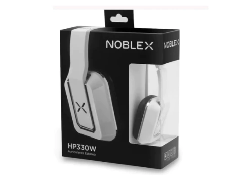 Auriculares estéreo con micrófono Noblex HP330W