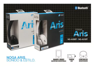 Auriculares bluetooth con micrófono incorporado Noga NG-A31BT