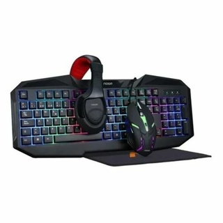 Combo Gamer 4 en 1 Noga NKB-403 en internet