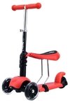 Monopatin Aluminio Scooter Love 7820 Freno 3 Ruedas Asiento