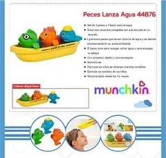 Imagen de Juguete Baño Peces Lanza Agua Munchkin 44876 Tienda Oficial