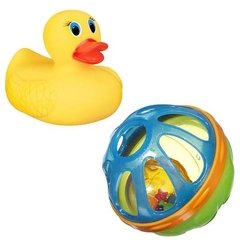 Juguete Pelota Baño Bebe + Termometro Para Baño Munchkin