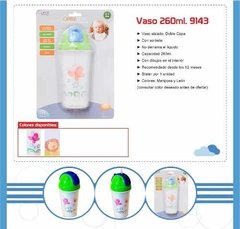 Vaso Doble Capa Bebe 260ml Con Sorbete Love 9143 Tienda Love - comprar online
