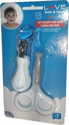 Higiene Bebe Tijera Y Alicate Con Lupa Love 8950 Tienda Love - comprar online