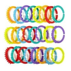 Set Argollas Plasticas X24 Bright Starts 8664 Tienda Oficial