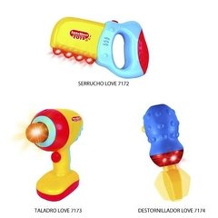3 Herramientas Martillo Serrucho Juguete Sonidos Tiendalove