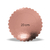Plato sol gold Rose 20cm x 10 unid