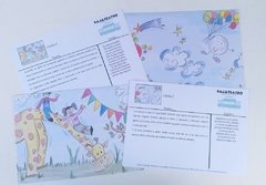 CUENTO Tamaño A3 Título: "LA LUNA EN LA HAMACA Y LA VACA."