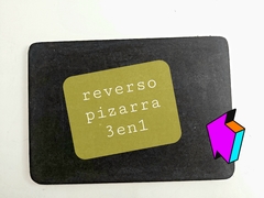 ACCESORIO. Tamaño A4. Placa 3 en 1. Magnética + p/marcadores + pizarra tiza. en internet