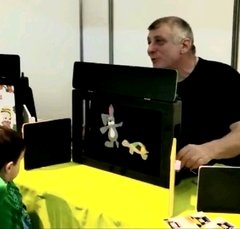TÍTERES. Para ambos tamaños A3 y A4. Del cuento: "LA LIEBRE Y LA TORTUGA SE HACEN AMIGAS." en internet