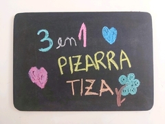 ACCESORIO. Tamaño A3. Placa 3 en 1. Magnética + p/marcadores + pizarra tiza. - tienda online