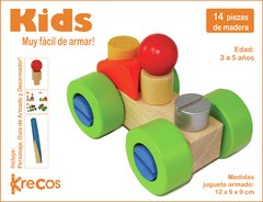 Juguete didáctico de madera para armar kids Krecos
