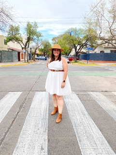 Vestido Eugenia Blanco - comprar online
