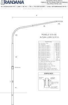 Semáforo de 6 mts - tienda online