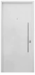 Puerta de acero, ciega/lisa - Doble chapa inyectada -C1830