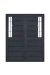 Portada doble hoja con ventana lateral LINEA TITANIUM