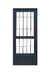 Puerta con ventana 3-4 vidrio LINEA TITANIUM