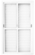 Puerta ventana, hojas corredizas / con postigos de abrir - Linea híbrida - - comprar online