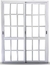 Puerta ventana vidrio repartido - comprar online