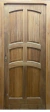 SALDO ÚNICO!! Puerta de Cedro Arana 6 tableros desiguales doble faz. Cod. C200