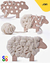 Juego De Ingenio, Didactico Y Ecologico, Deco Ovejita