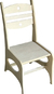 Silla De Madera - Diseño Reforzada Moderna Calada Economica en internet