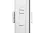 Imagen de Puerta con reja 1-4 vidrio LINEA TITANIUM PLUS