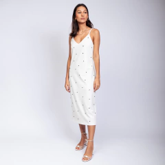 VESTIDO CAMISOLA BORDADO - OFF - comprar online