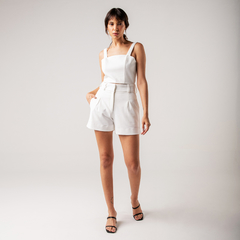 SHORT ALFAIATARIA - OFF WHITE - loja online
