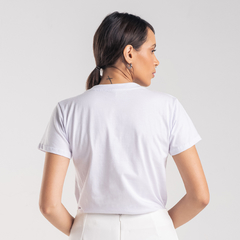 T-SHIRT - BRANCA - BORDADA - comprar online