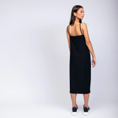 VESTIDO CAMISOLA BORDADO - PRETO na internet