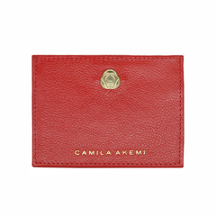 Porta Cartões Montevidéu - Vermelho