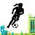 Adesivo de Parede Infantil Criança Menina Jogadora de Futebol Bola #1 - loja online