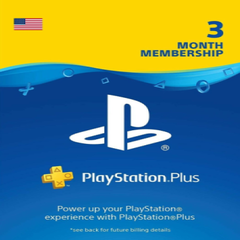 MEMBRESIA PSN PLUS 3 MESES USA