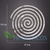 Espelho Decorativo Circulos Hipnose Espiral Médio - comprar online